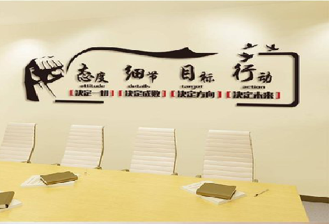 津市企业文化墙主要展示什么？