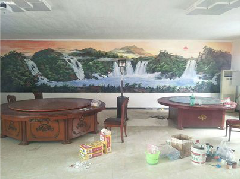 津市墙绘-写实风景