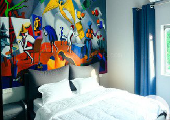 津市对于酒店的墙体彩绘而言更注重哪些方面？