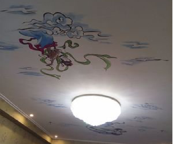 津市如何快速绘制天花板上的手绘墙？