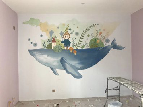 津市手绘墙的特点及优势。